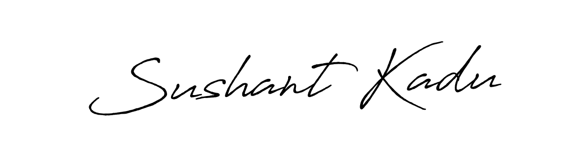 Also You can easily find your signature by using the search form. We will create Sushant Kadu name handwritten signature images for you free of cost using Antro_Vectra_Bolder sign style. Sushant Kadu signature style 7 images and pictures png