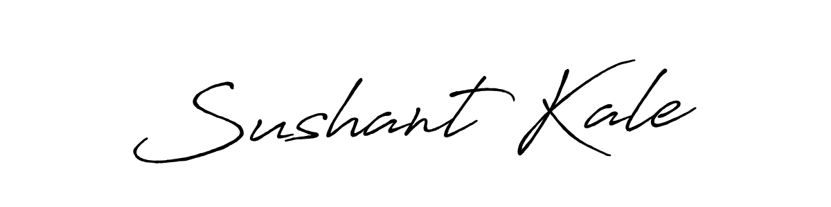 Make a beautiful signature design for name Sushant Kale. With this signature (Antro_Vectra_Bolder) style, you can create a handwritten signature for free. Sushant Kale signature style 7 images and pictures png