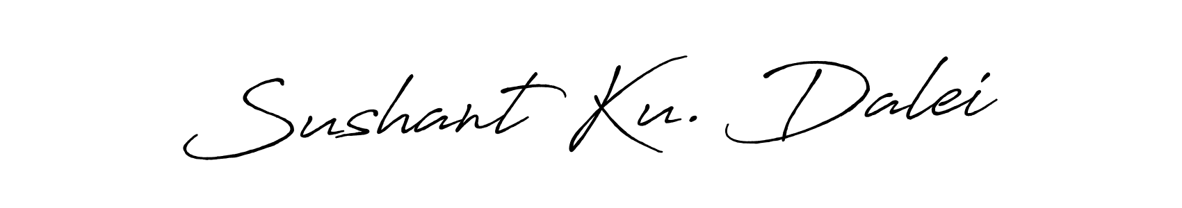 Create a beautiful signature design for name Sushant Ku. Dalei. With this signature (Antro_Vectra_Bolder) fonts, you can make a handwritten signature for free. Sushant Ku. Dalei signature style 7 images and pictures png