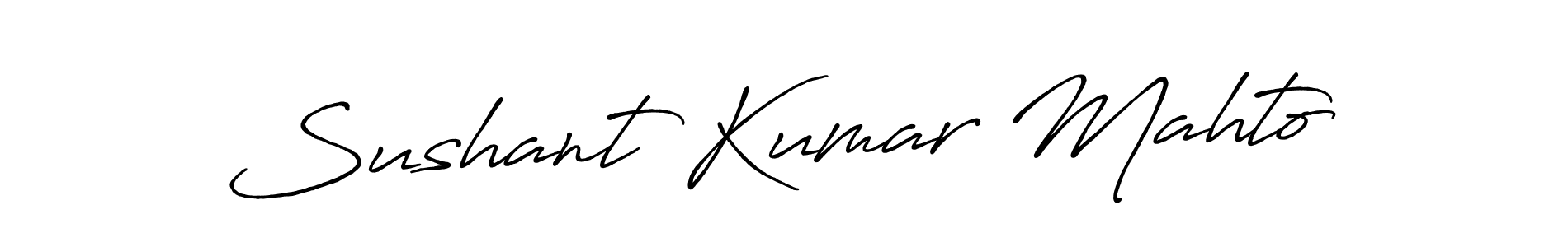 Design your own signature with our free online signature maker. With this signature software, you can create a handwritten (Antro_Vectra_Bolder) signature for name Sushant Kumar Mahto. Sushant Kumar Mahto signature style 7 images and pictures png