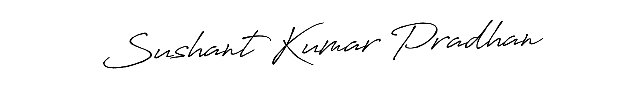 How to make Sushant Kumar Pradhan signature? Antro_Vectra_Bolder is a professional autograph style. Create handwritten signature for Sushant Kumar Pradhan name. Sushant Kumar Pradhan signature style 7 images and pictures png