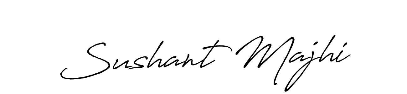 Also we have Sushant Majhi name is the best signature style. Create professional handwritten signature collection using Antro_Vectra_Bolder autograph style. Sushant Majhi signature style 7 images and pictures png