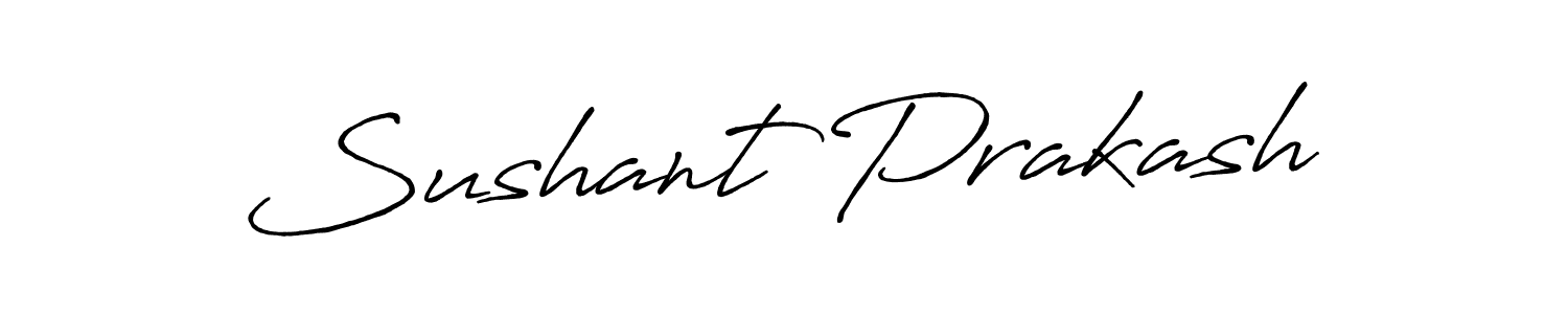 Make a beautiful signature design for name Sushant Prakash. Use this online signature maker to create a handwritten signature for free. Sushant Prakash signature style 7 images and pictures png