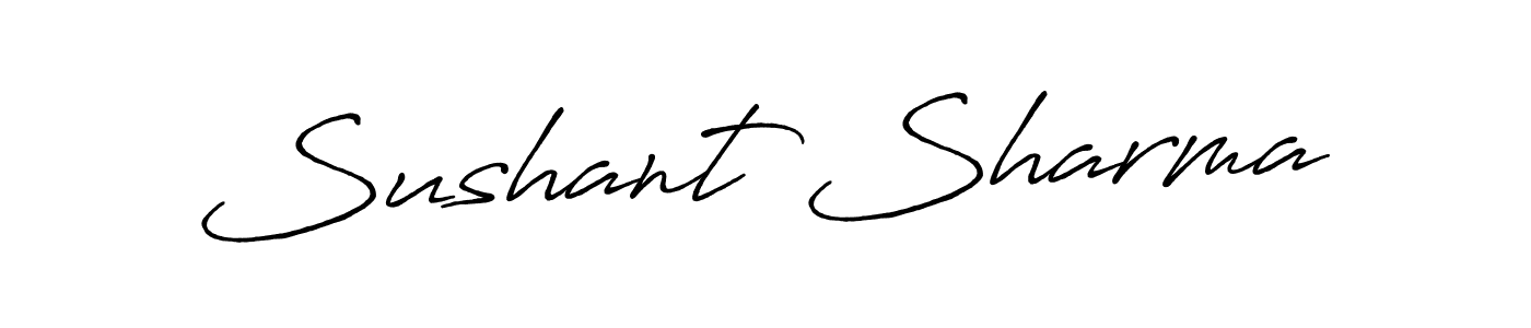 Once you've used our free online signature maker to create your best signature Antro_Vectra_Bolder style, it's time to enjoy all of the benefits that Sushant Sharma name signing documents. Sushant Sharma signature style 7 images and pictures png