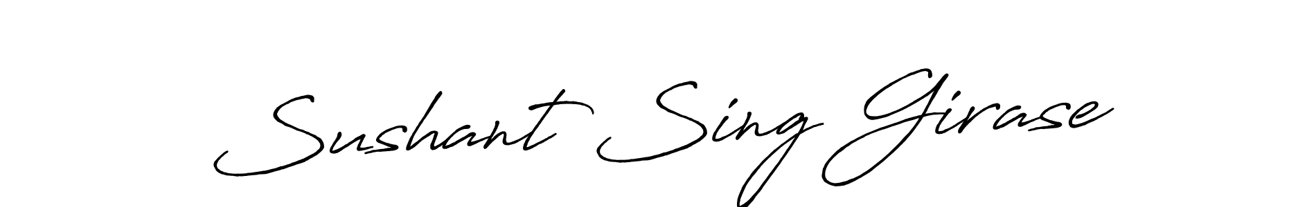 Once you've used our free online signature maker to create your best signature Antro_Vectra_Bolder style, it's time to enjoy all of the benefits that Sushant Sing Girase name signing documents. Sushant Sing Girase signature style 7 images and pictures png