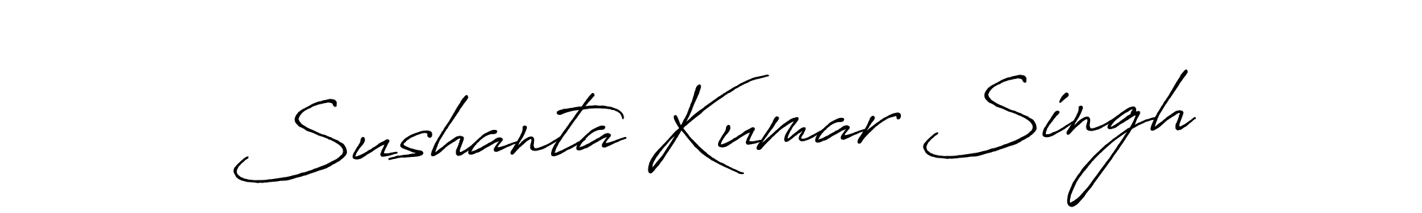 Sushanta Kumar Singh stylish signature style. Best Handwritten Sign (Antro_Vectra_Bolder) for my name. Handwritten Signature Collection Ideas for my name Sushanta Kumar Singh. Sushanta Kumar Singh signature style 7 images and pictures png