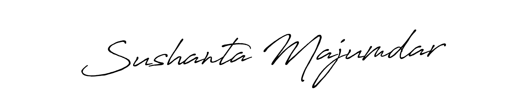 The best way (Antro_Vectra_Bolder) to make a short signature is to pick only two or three words in your name. The name Sushanta Majumdar include a total of six letters. For converting this name. Sushanta Majumdar signature style 7 images and pictures png