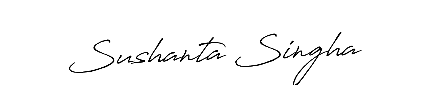 Make a beautiful signature design for name Sushanta Singha. Use this online signature maker to create a handwritten signature for free. Sushanta Singha signature style 7 images and pictures png