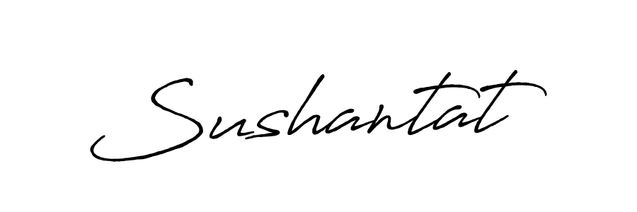 Make a beautiful signature design for name Sushantat. With this signature (Antro_Vectra_Bolder) style, you can create a handwritten signature for free. Sushantat signature style 7 images and pictures png