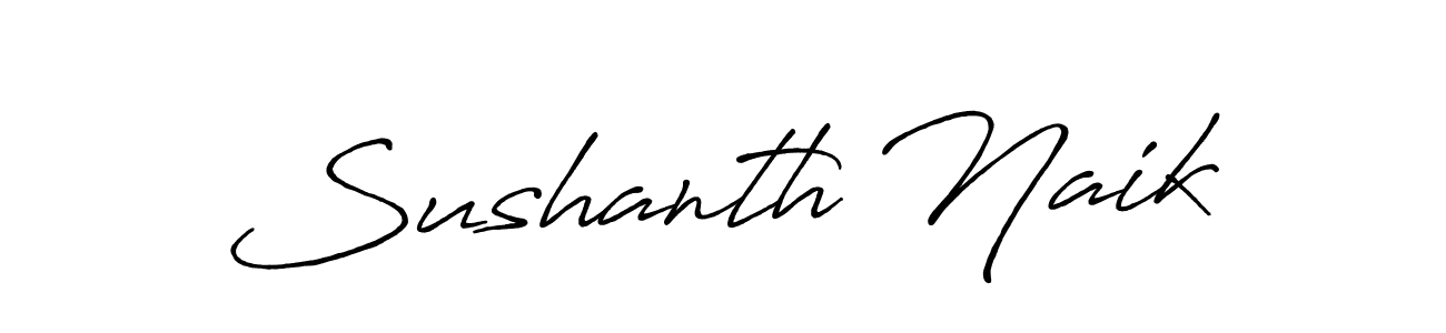 Best and Professional Signature Style for Sushanth Naik. Antro_Vectra_Bolder Best Signature Style Collection. Sushanth Naik signature style 7 images and pictures png
