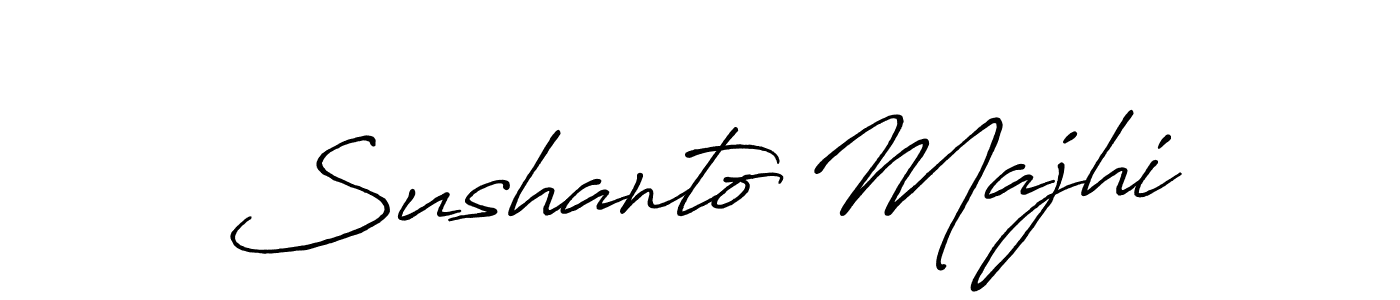 if you are searching for the best signature style for your name Sushanto Majhi. so please give up your signature search. here we have designed multiple signature styles  using Antro_Vectra_Bolder. Sushanto Majhi signature style 7 images and pictures png