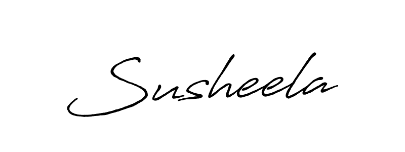 Design your own signature with our free online signature maker. With this signature software, you can create a handwritten (Antro_Vectra_Bolder) signature for name Susheela. Susheela signature style 7 images and pictures png