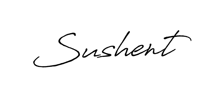 Create a beautiful signature design for name Sushent. With this signature (Antro_Vectra_Bolder) fonts, you can make a handwritten signature for free. Sushent signature style 7 images and pictures png