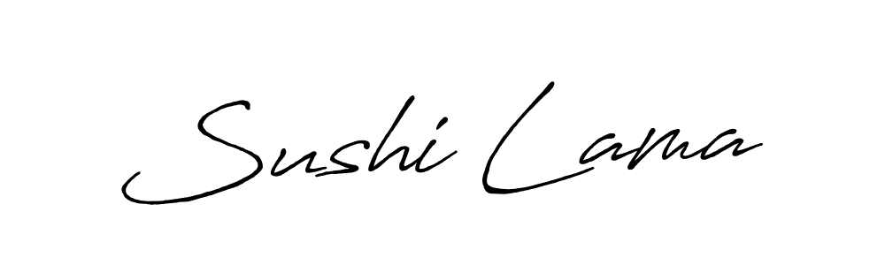 if you are searching for the best signature style for your name Sushi Lama. so please give up your signature search. here we have designed multiple signature styles  using Antro_Vectra_Bolder. Sushi Lama signature style 7 images and pictures png