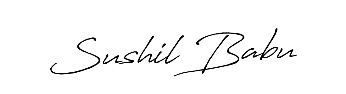 Here are the top 10 professional signature styles for the name Sushil Babu. These are the best autograph styles you can use for your name. Sushil Babu signature style 7 images and pictures png