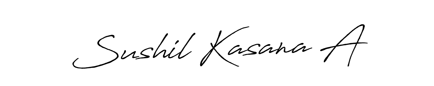 Also You can easily find your signature by using the search form. We will create Sushil Kasana A name handwritten signature images for you free of cost using Antro_Vectra_Bolder sign style. Sushil Kasana A signature style 7 images and pictures png