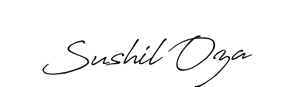 if you are searching for the best signature style for your name Sushil Oza. so please give up your signature search. here we have designed multiple signature styles  using Antro_Vectra_Bolder. Sushil Oza signature style 7 images and pictures png