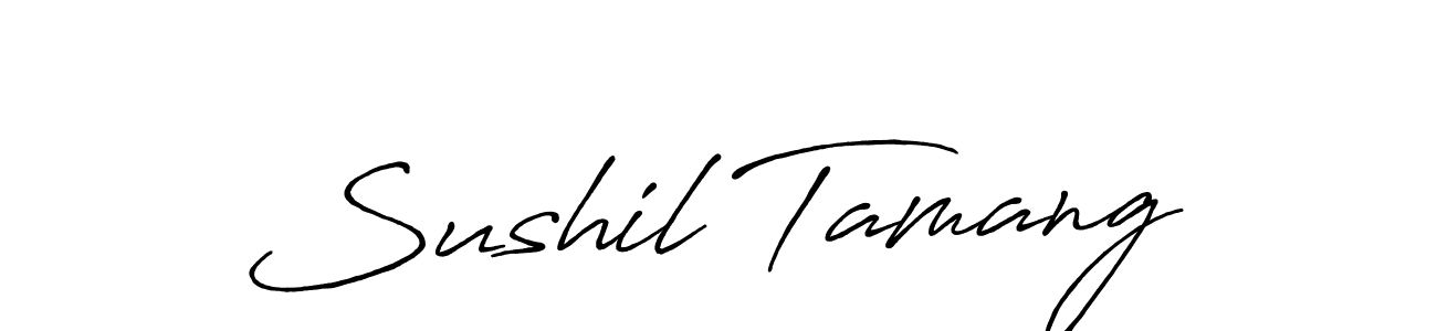 Make a beautiful signature design for name Sushil Tamang. Use this online signature maker to create a handwritten signature for free. Sushil Tamang signature style 7 images and pictures png