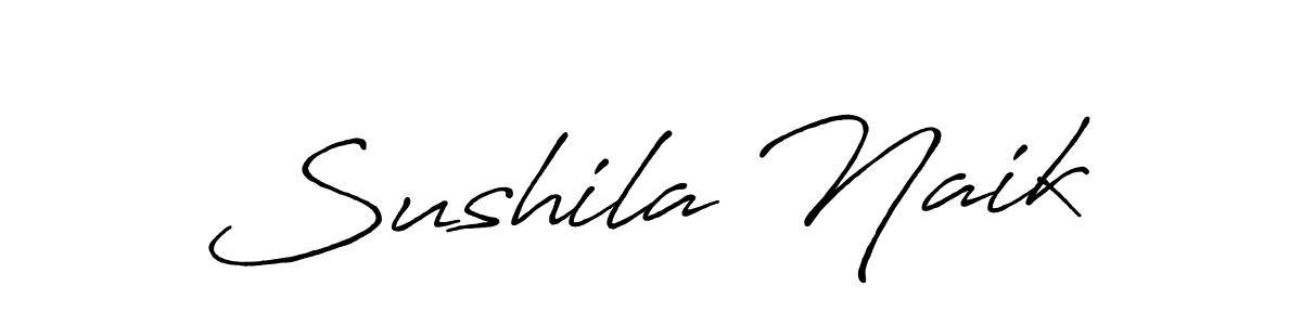 Make a beautiful signature design for name Sushila Naik. Use this online signature maker to create a handwritten signature for free. Sushila Naik signature style 7 images and pictures png