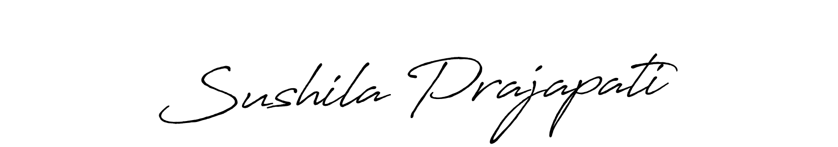 The best way (Antro_Vectra_Bolder) to make a short signature is to pick only two or three words in your name. The name Sushila Prajapati include a total of six letters. For converting this name. Sushila Prajapati signature style 7 images and pictures png