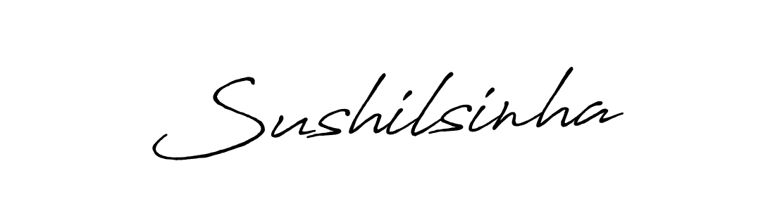 Make a beautiful signature design for name Sushilsinha. With this signature (Antro_Vectra_Bolder) style, you can create a handwritten signature for free. Sushilsinha signature style 7 images and pictures png