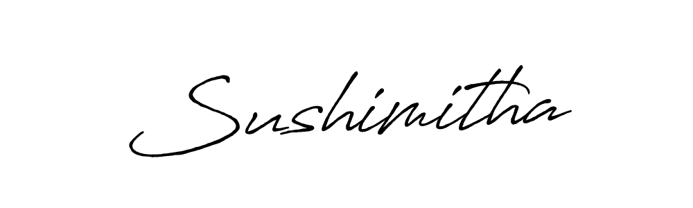 How to make Sushimitha signature? Antro_Vectra_Bolder is a professional autograph style. Create handwritten signature for Sushimitha name. Sushimitha signature style 7 images and pictures png