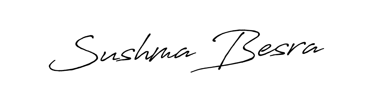 Design your own signature with our free online signature maker. With this signature software, you can create a handwritten (Antro_Vectra_Bolder) signature for name Sushma Besra. Sushma Besra signature style 7 images and pictures png