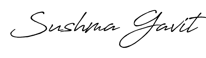 This is the best signature style for the Sushma Gavit name. Also you like these signature font (Antro_Vectra_Bolder). Mix name signature. Sushma Gavit signature style 7 images and pictures png