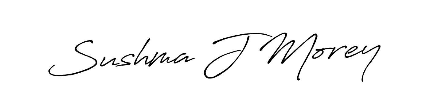 Also You can easily find your signature by using the search form. We will create Sushma J Morey name handwritten signature images for you free of cost using Antro_Vectra_Bolder sign style. Sushma J Morey signature style 7 images and pictures png