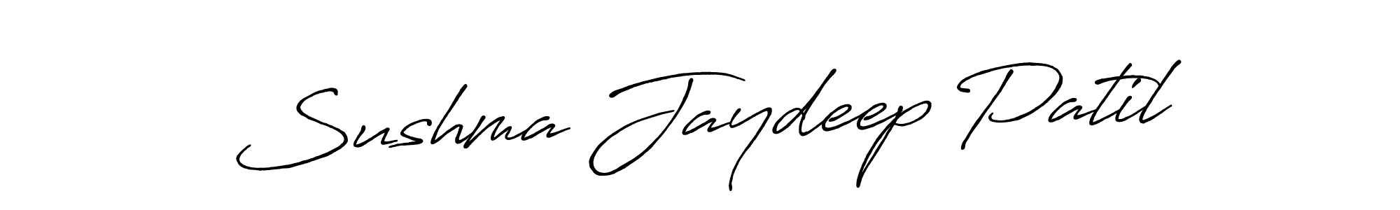 How to make Sushma Jaydeep Patil signature? Antro_Vectra_Bolder is a professional autograph style. Create handwritten signature for Sushma Jaydeep Patil name. Sushma Jaydeep Patil signature style 7 images and pictures png