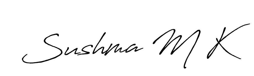 Here are the top 10 professional signature styles for the name Sushma M K. These are the best autograph styles you can use for your name. Sushma M K signature style 7 images and pictures png