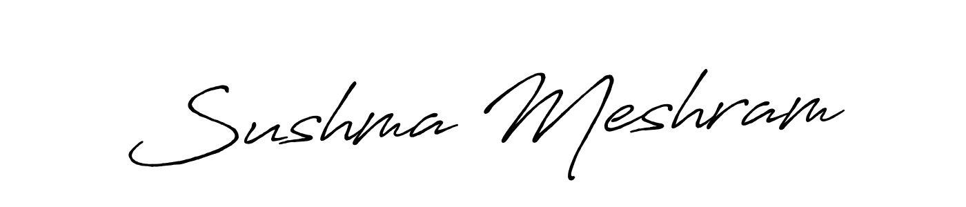 This is the best signature style for the Sushma Meshram name. Also you like these signature font (Antro_Vectra_Bolder). Mix name signature. Sushma Meshram signature style 7 images and pictures png