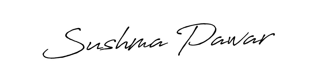 Antro_Vectra_Bolder is a professional signature style that is perfect for those who want to add a touch of class to their signature. It is also a great choice for those who want to make their signature more unique. Get Sushma Pawar name to fancy signature for free. Sushma Pawar signature style 7 images and pictures png