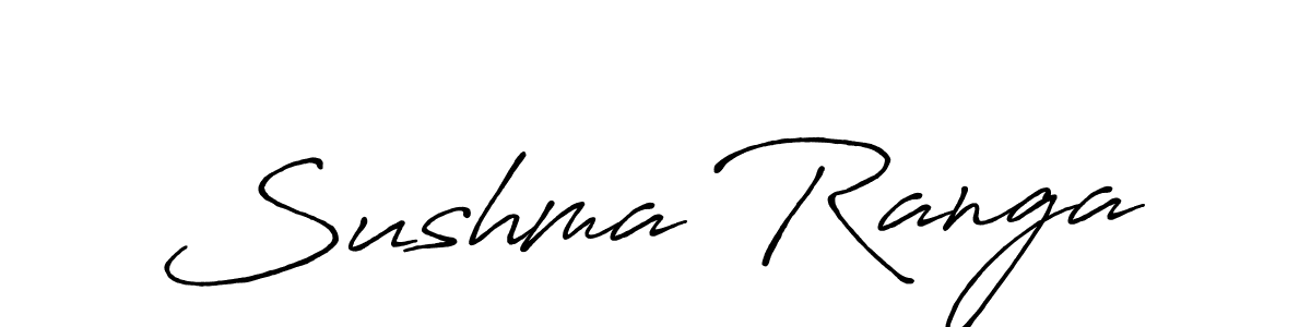 How to make Sushma Ranga signature? Antro_Vectra_Bolder is a professional autograph style. Create handwritten signature for Sushma Ranga name. Sushma Ranga signature style 7 images and pictures png