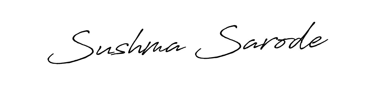 Make a short Sushma Sarode signature style. Manage your documents anywhere anytime using Antro_Vectra_Bolder. Create and add eSignatures, submit forms, share and send files easily. Sushma Sarode signature style 7 images and pictures png