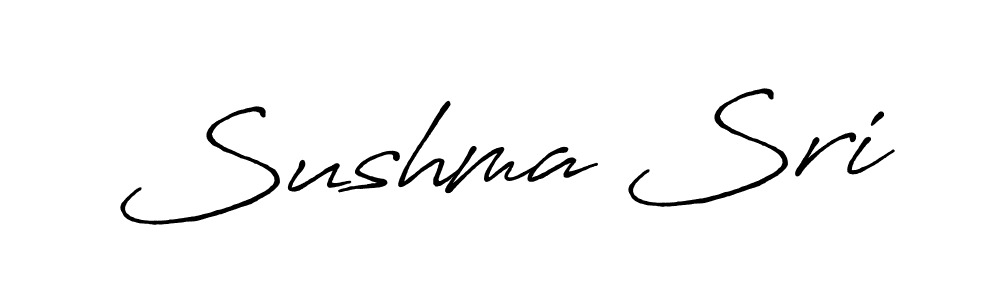 Design your own signature with our free online signature maker. With this signature software, you can create a handwritten (Antro_Vectra_Bolder) signature for name Sushma Sri. Sushma Sri signature style 7 images and pictures png