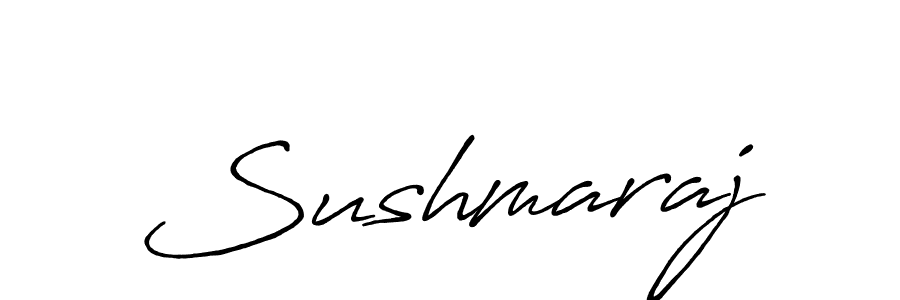 Make a beautiful signature design for name Sushmaraj. With this signature (Antro_Vectra_Bolder) style, you can create a handwritten signature for free. Sushmaraj signature style 7 images and pictures png