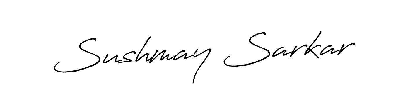 It looks lik you need a new signature style for name Sushmay Sarkar. Design unique handwritten (Antro_Vectra_Bolder) signature with our free signature maker in just a few clicks. Sushmay Sarkar signature style 7 images and pictures png