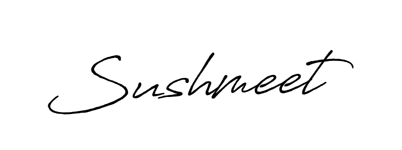 The best way (Antro_Vectra_Bolder) to make a short signature is to pick only two or three words in your name. The name Sushmeet include a total of six letters. For converting this name. Sushmeet signature style 7 images and pictures png