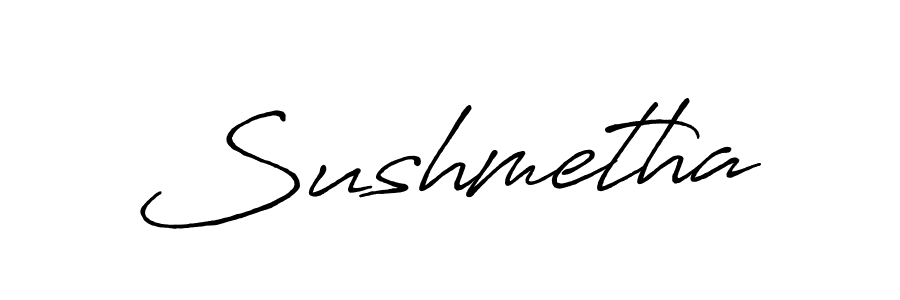 Sushmetha stylish signature style. Best Handwritten Sign (Antro_Vectra_Bolder) for my name. Handwritten Signature Collection Ideas for my name Sushmetha. Sushmetha signature style 7 images and pictures png