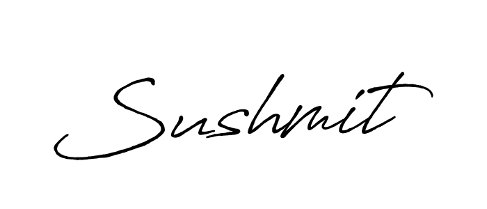 Also we have Sushmit name is the best signature style. Create professional handwritten signature collection using Antro_Vectra_Bolder autograph style. Sushmit signature style 7 images and pictures png