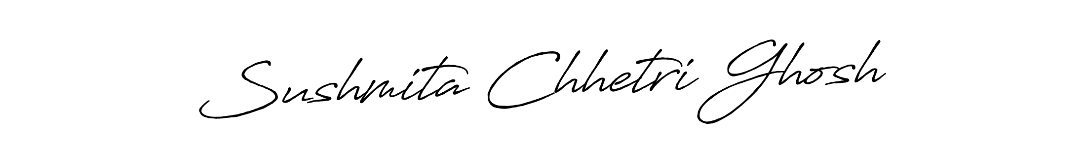 Also we have Sushmita Chhetri Ghosh name is the best signature style. Create professional handwritten signature collection using Antro_Vectra_Bolder autograph style. Sushmita Chhetri Ghosh signature style 7 images and pictures png