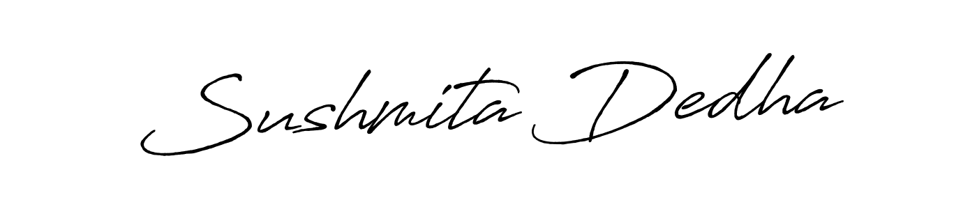 Antro_Vectra_Bolder is a professional signature style that is perfect for those who want to add a touch of class to their signature. It is also a great choice for those who want to make their signature more unique. Get Sushmita Dedha name to fancy signature for free. Sushmita Dedha signature style 7 images and pictures png