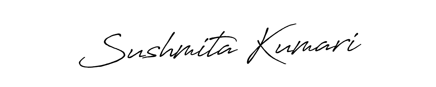 Sushmita Kumari stylish signature style. Best Handwritten Sign (Antro_Vectra_Bolder) for my name. Handwritten Signature Collection Ideas for my name Sushmita Kumari. Sushmita Kumari signature style 7 images and pictures png