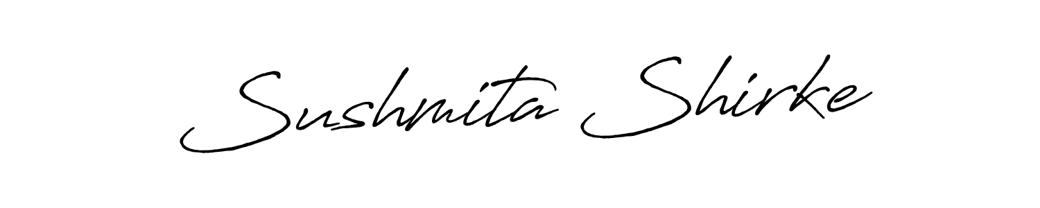 Sushmita Shirke stylish signature style. Best Handwritten Sign (Antro_Vectra_Bolder) for my name. Handwritten Signature Collection Ideas for my name Sushmita Shirke. Sushmita Shirke signature style 7 images and pictures png