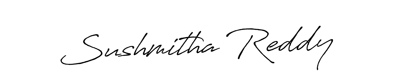 Make a short Sushmitha Reddy signature style. Manage your documents anywhere anytime using Antro_Vectra_Bolder. Create and add eSignatures, submit forms, share and send files easily. Sushmitha Reddy signature style 7 images and pictures png