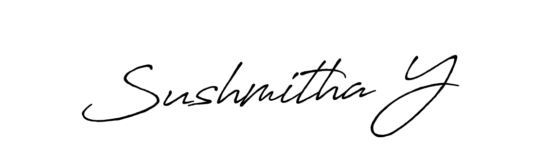 Similarly Antro_Vectra_Bolder is the best handwritten signature design. Signature creator online .You can use it as an online autograph creator for name Sushmitha Y. Sushmitha Y signature style 7 images and pictures png