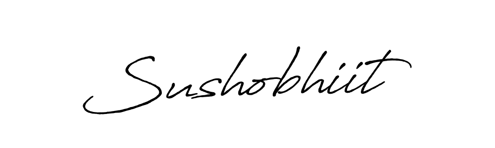 Design your own signature with our free online signature maker. With this signature software, you can create a handwritten (Antro_Vectra_Bolder) signature for name Sushobhiit. Sushobhiit signature style 7 images and pictures png