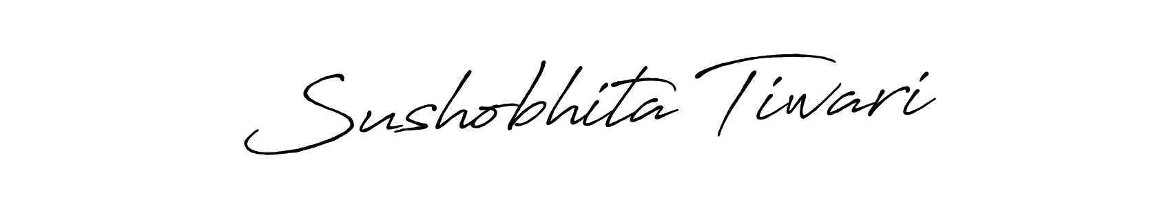 How to make Sushobhita Tiwari signature? Antro_Vectra_Bolder is a professional autograph style. Create handwritten signature for Sushobhita Tiwari name. Sushobhita Tiwari signature style 7 images and pictures png