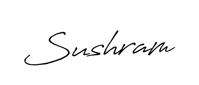 Design your own signature with our free online signature maker. With this signature software, you can create a handwritten (Antro_Vectra_Bolder) signature for name Sushram. Sushram signature style 7 images and pictures png